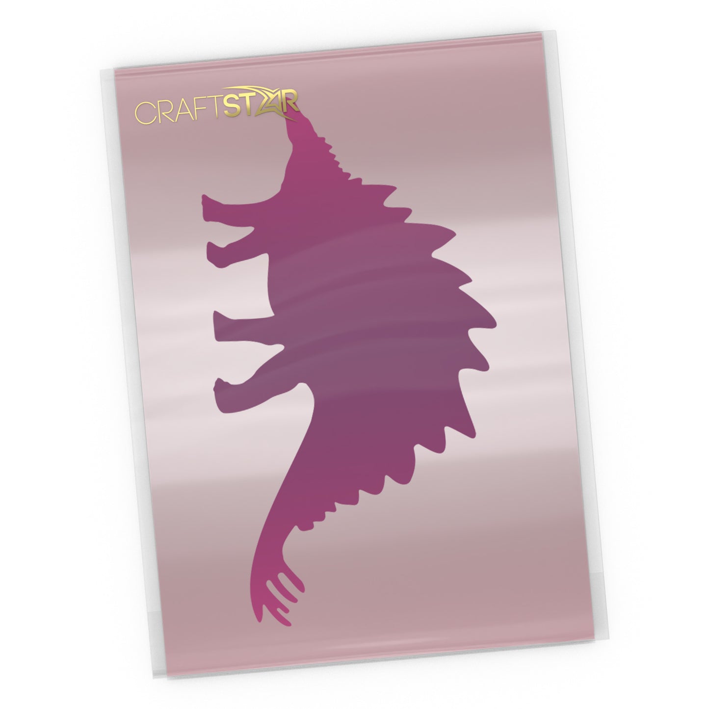 CraftStar Stegosaurus stencil template