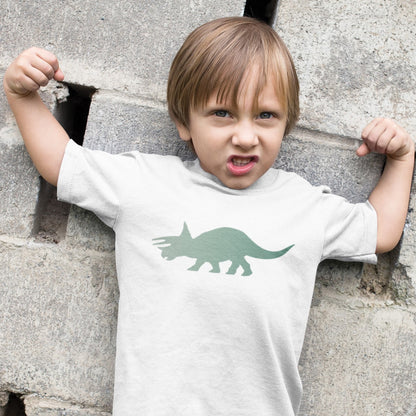 Triceratops stencil template used for fabric painting
