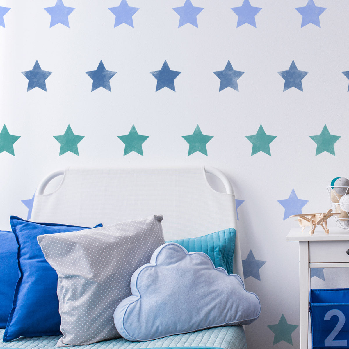 CraftStar Large Star Repeating Pattern Wall Stencil