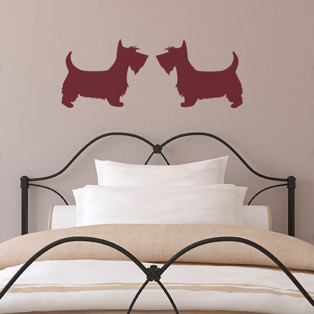 Scottie Dog Wall Stencil CraftStar