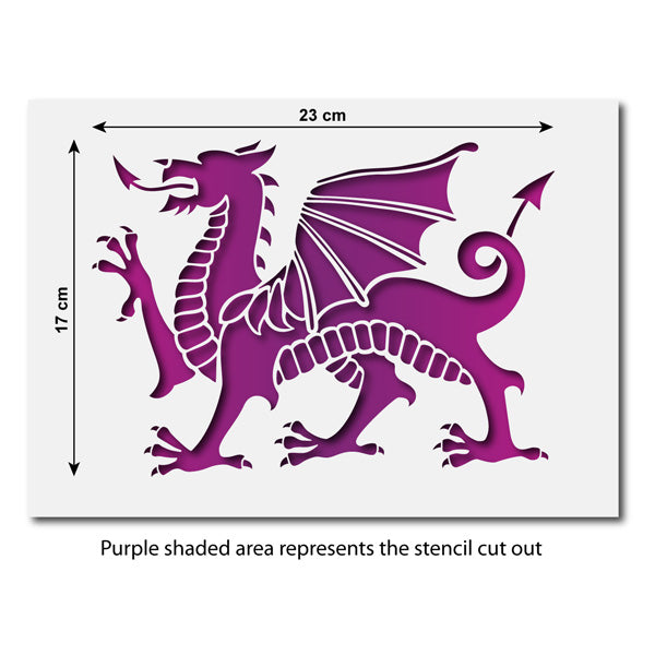 CraftStar Welsh Dragon Stencil