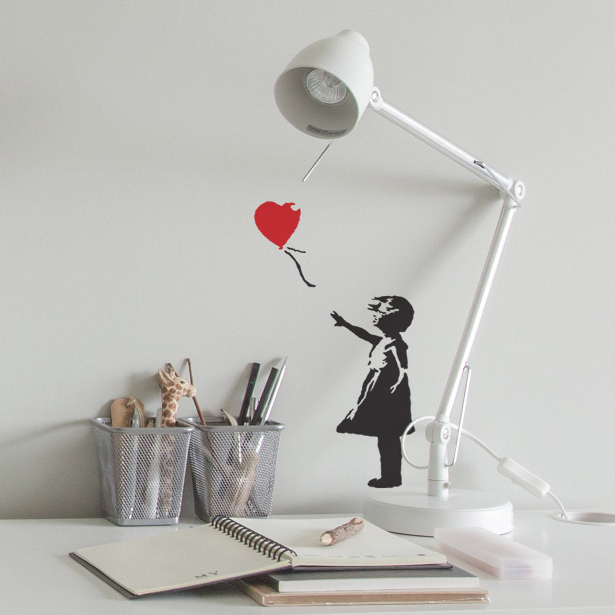 CraftStar Banksy Balloon Girl Stencil in Study