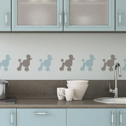 CraftStar Poodle Dog Stencil - Used for Border