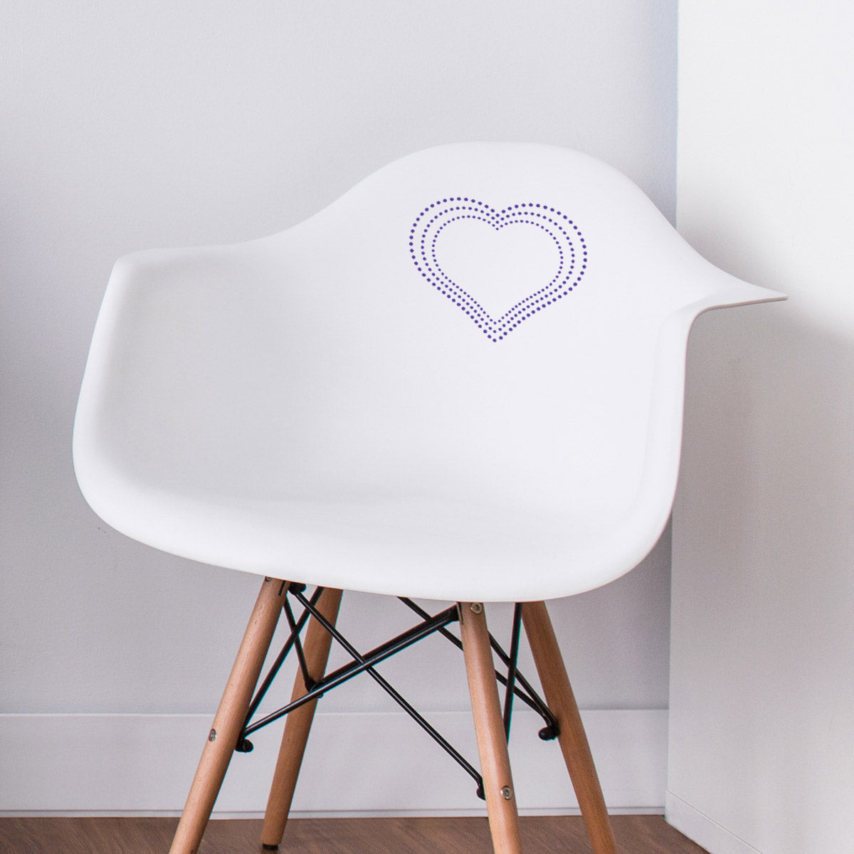 CraftStar Dot Pattern Heart Stencil