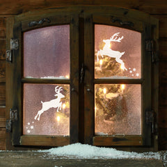 CraftStar Reindeer Stencils on Window