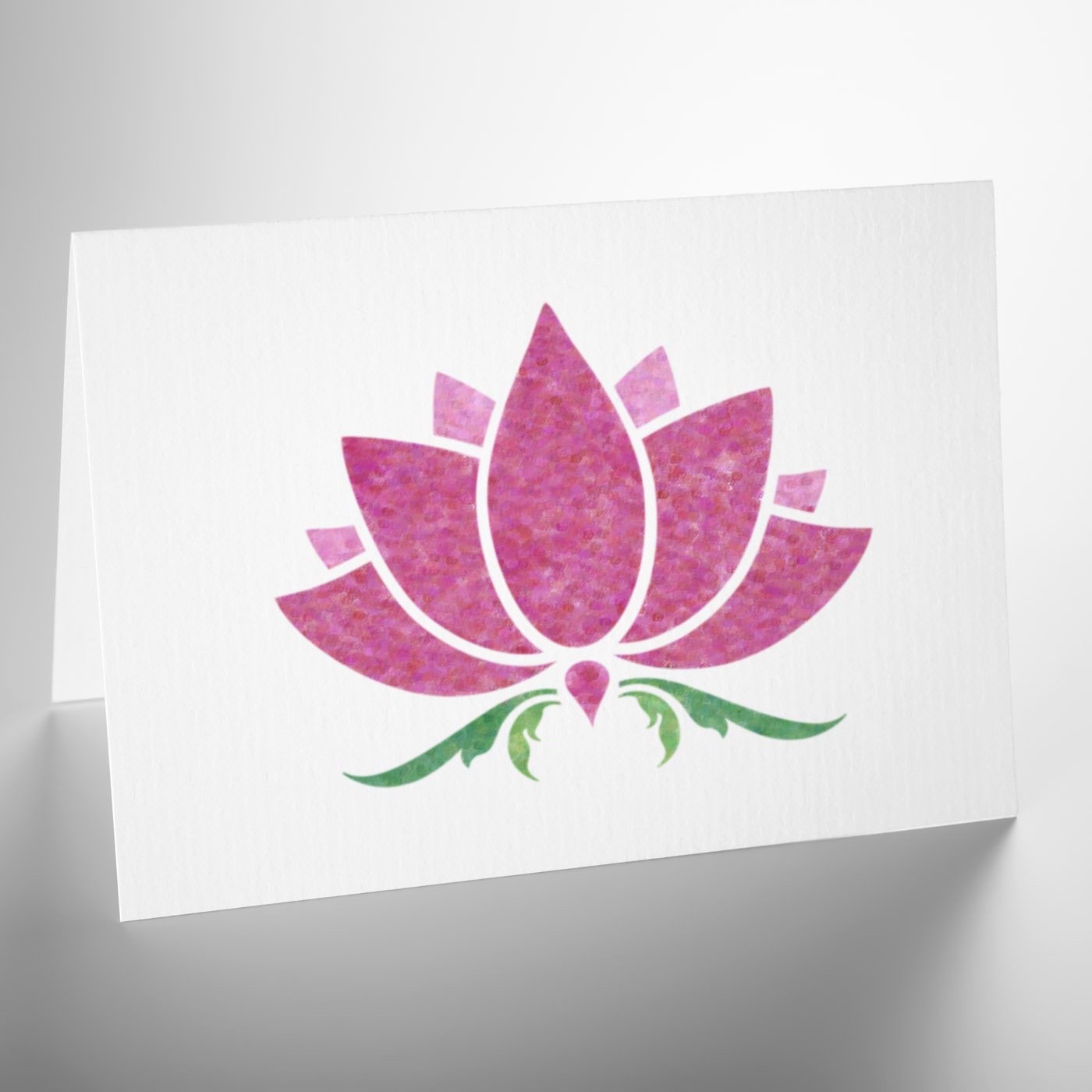 CraftStar Small Lotus Flower Stencil 