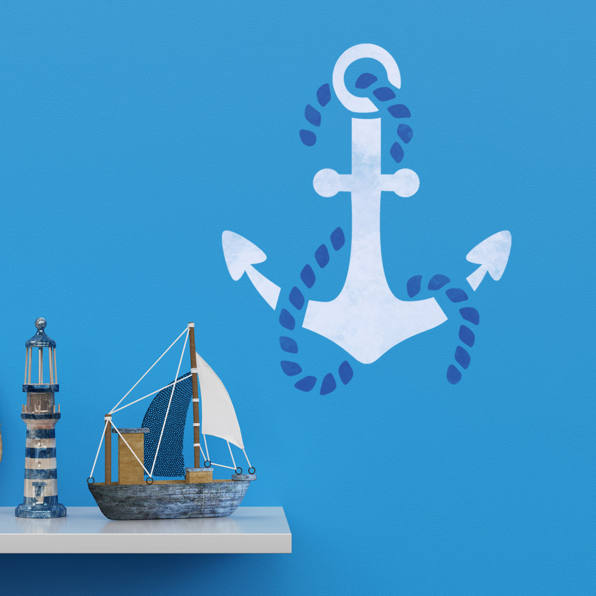 CraftStar Anchor Wall Stencil