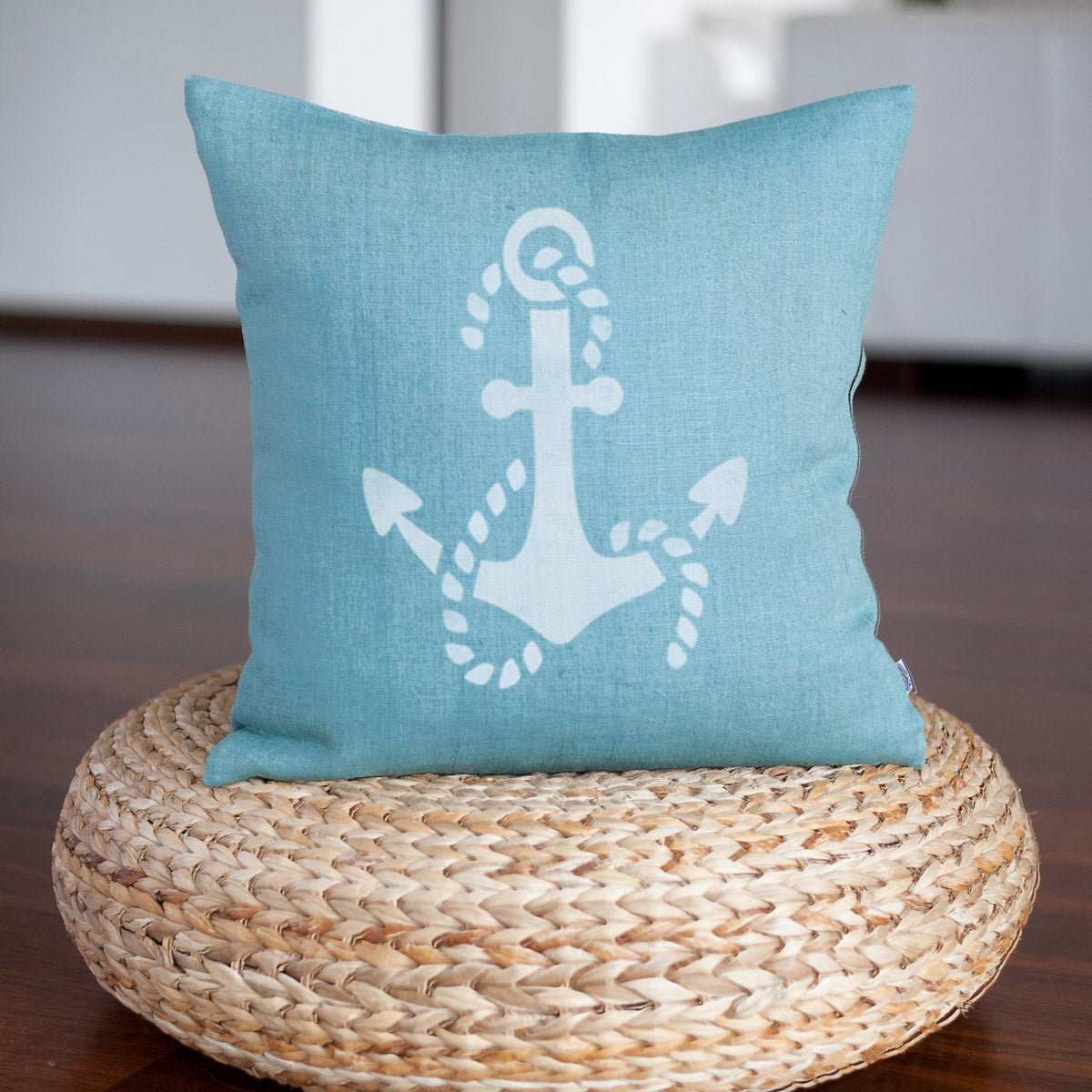 CraftStar Anchor Stencil on Cushion