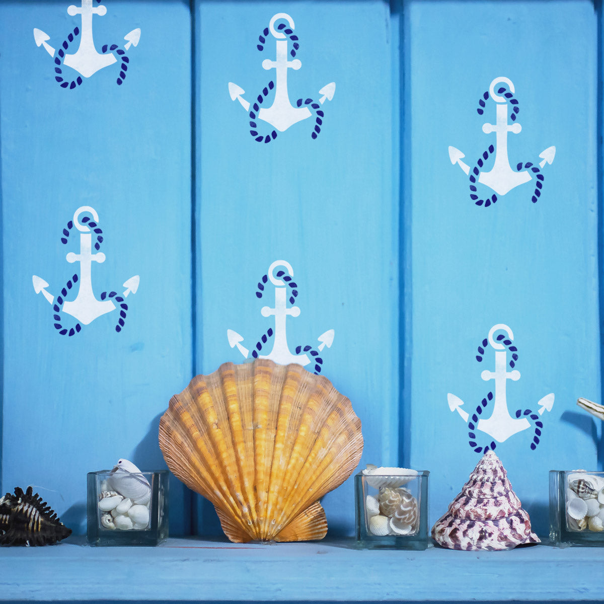 CraftStar Anchor Stencil - Nautical Theme Decor