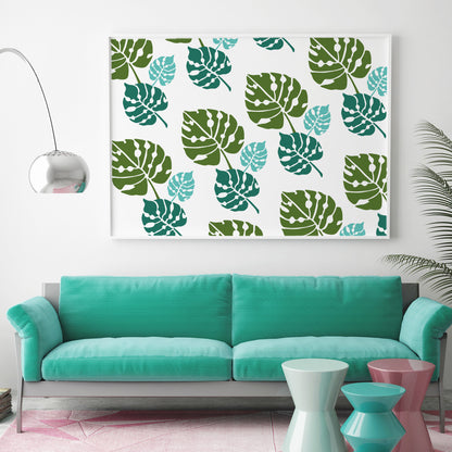 CraftStar Large Monstera Leaf Stencil Set