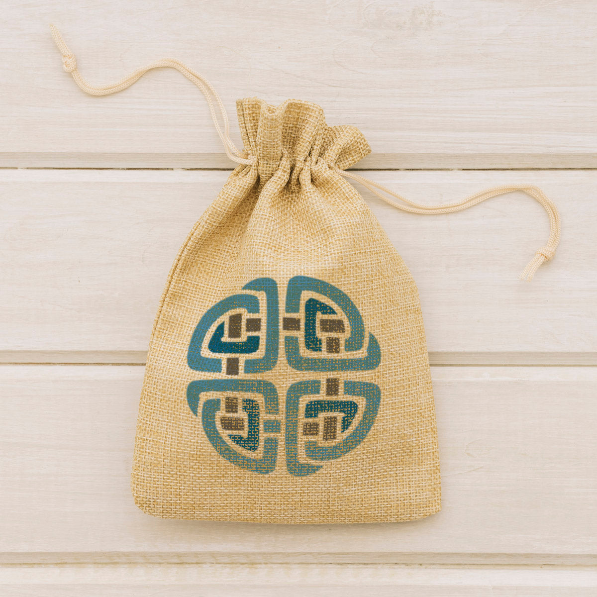 CraftStar Celtic Knot Stencil on fabric
