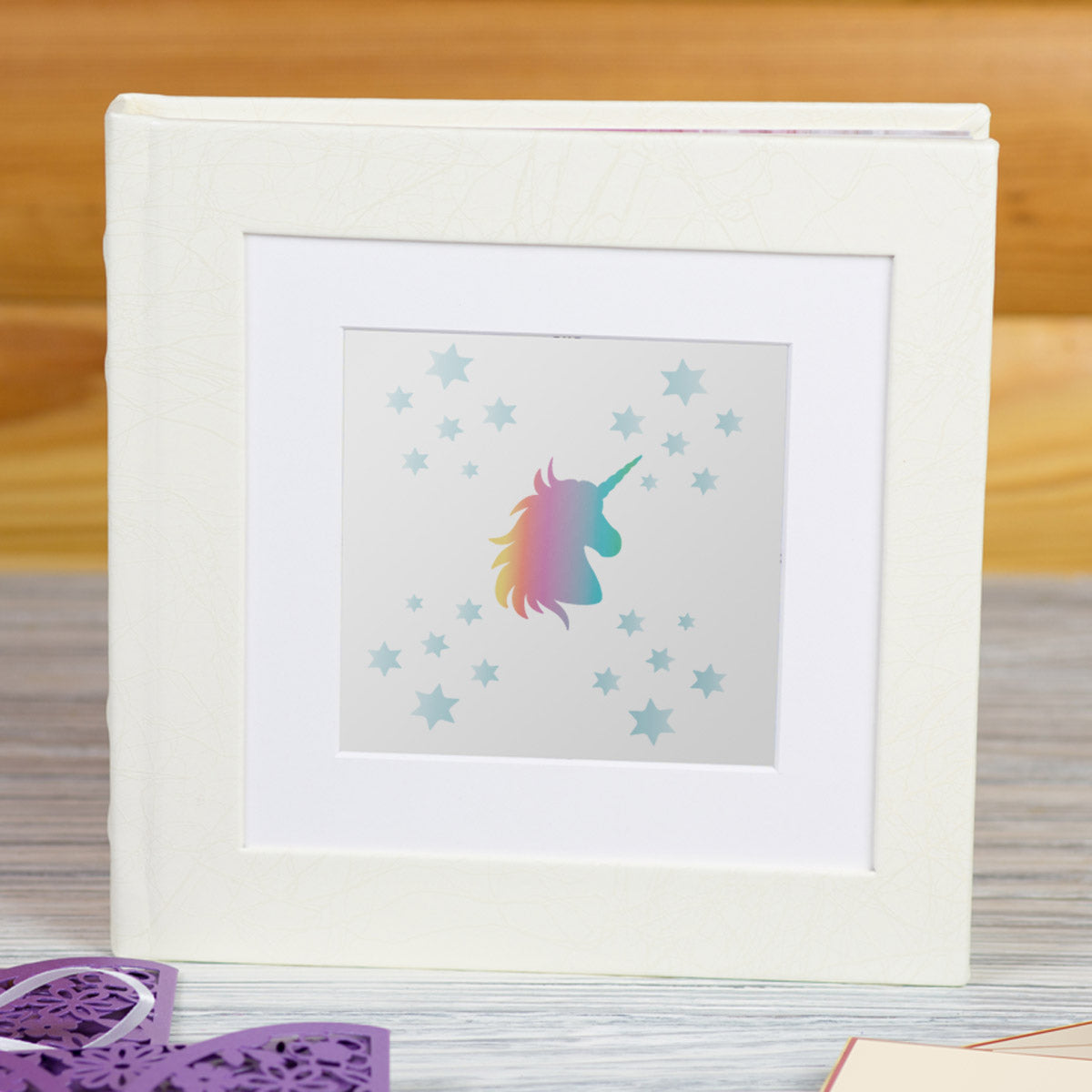 CraftStar Unicorn and Stars Stencil