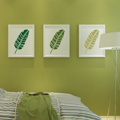 CraftStar Large Banana Leaf Stencil in frames