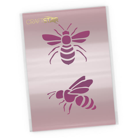 Bees Stencil - Bee Craft Template