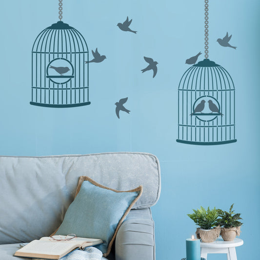 CraftStar Bird Cage Stencil