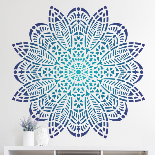 CraftStar Bloom Mandala Wall Stencil