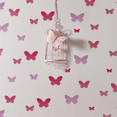 CraftStar Butterfly Stencil Set on Wall