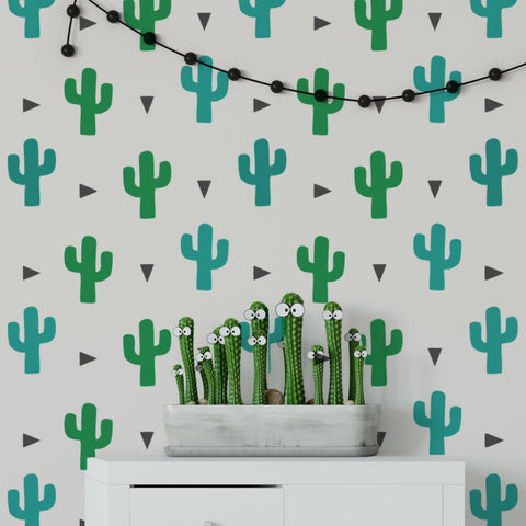 CraftStar Cactus Pattern Wall Stencil
