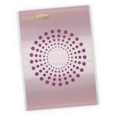Concentric Circles Stencil - Craft Template