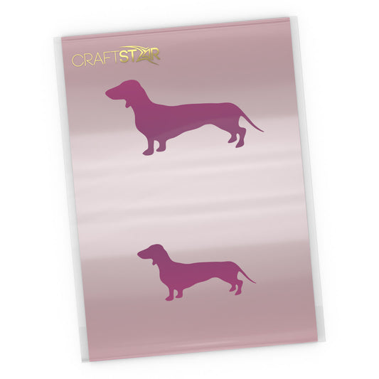 Dachshund Dog Stencil Set - Craft Template