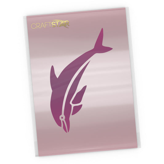 Dolphin Stencil - Craft Template