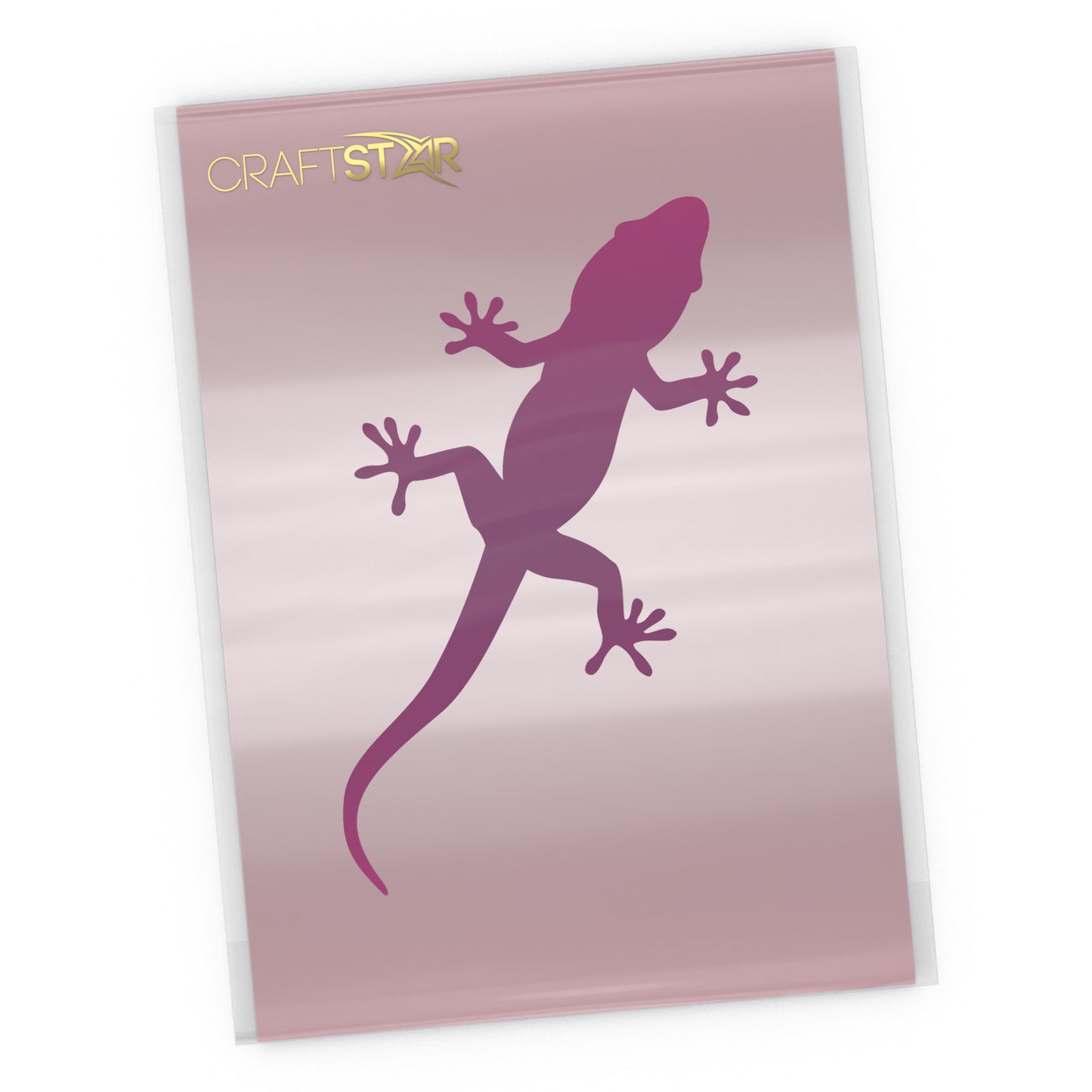 Gecko Stencil - Craft Template