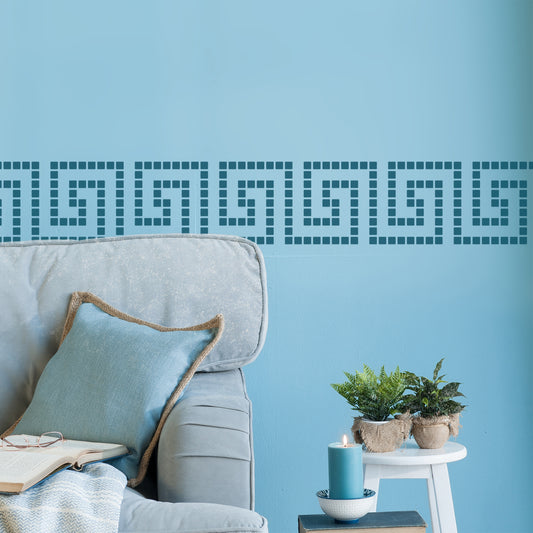 CraftStar Greek Key Border Stencil 