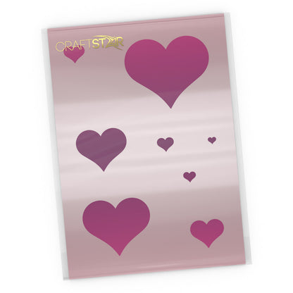 Hearts Stencil Set - Craft Template