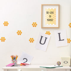 CraftStar Honeycomb Stencil for room decor