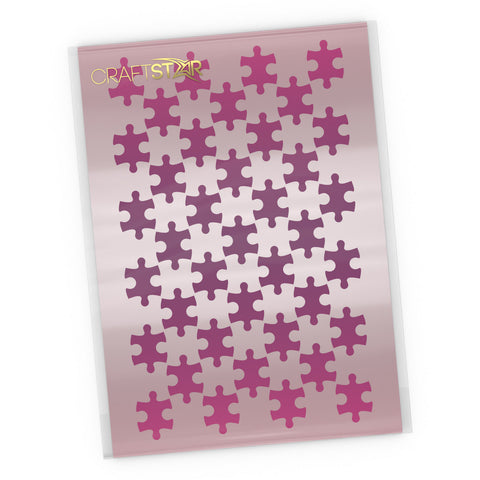 Jigsaw Stencil - Craft Seamless Puzzle Pattern Template