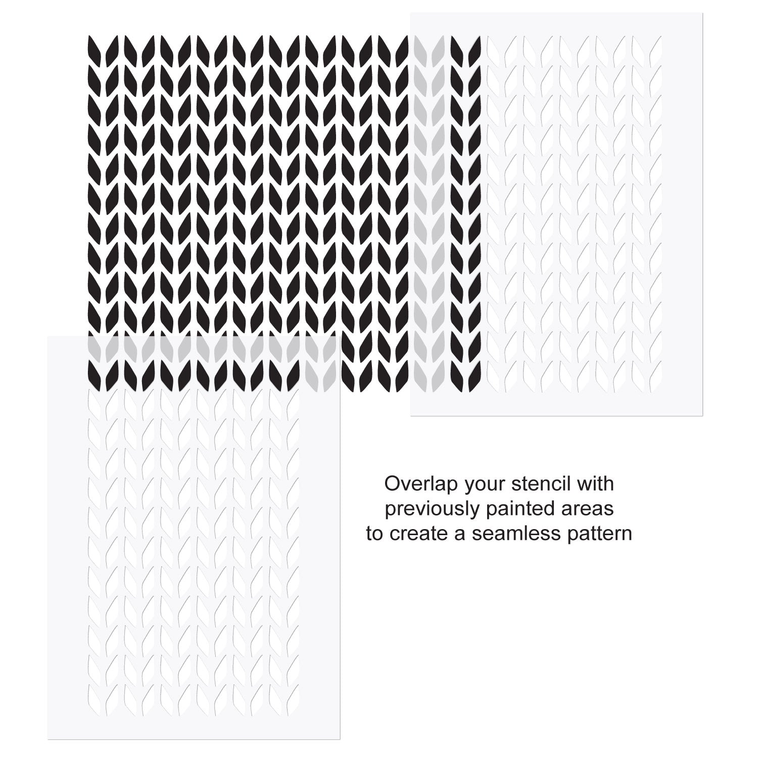CraftStar Knitting Pattern Stencil use guide