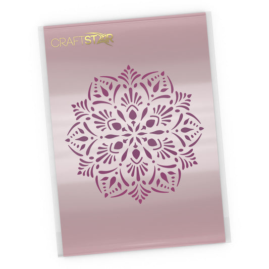 Laghu Mandala Stencil - Mandala Craft Template