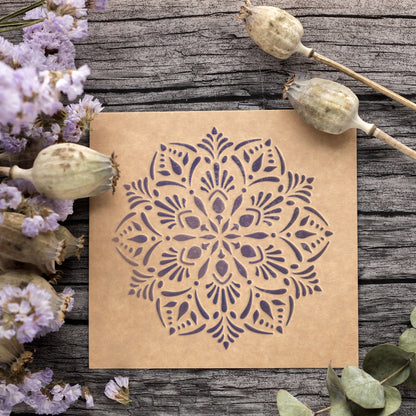 CraftStar Laghu Mandala Stencil 