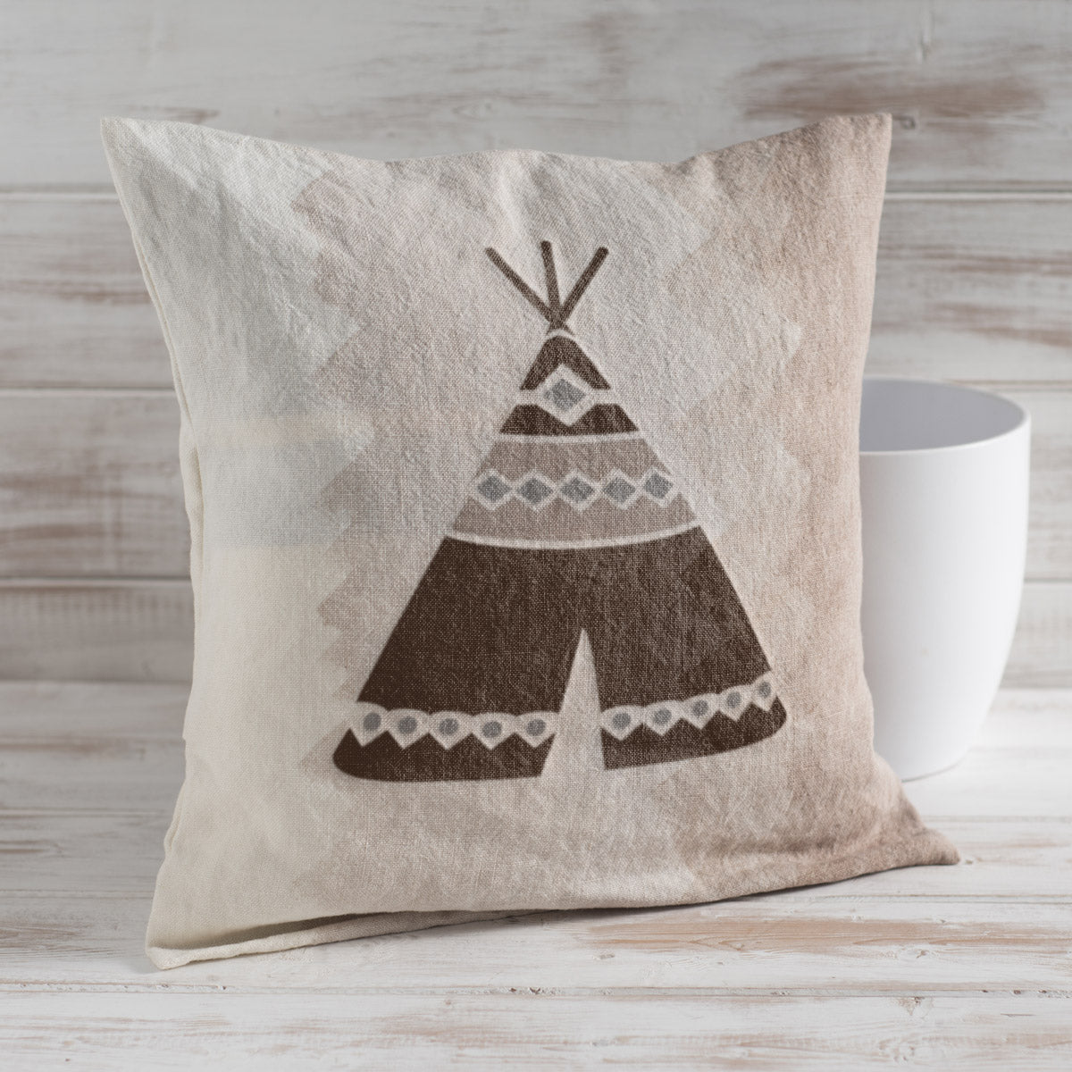 Craftstar Teepee Stencil on Fabric