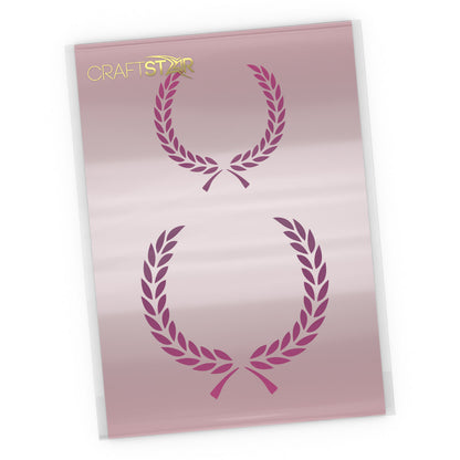 Laurel Wreath Stencil Set - Craft Templates