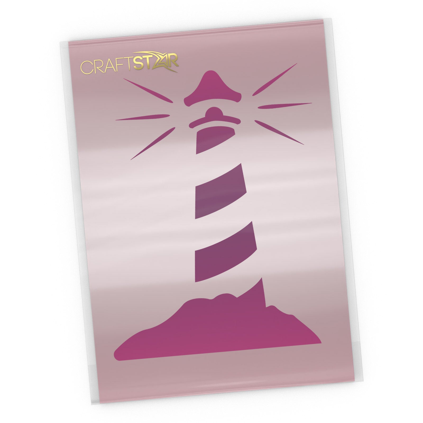 Lighthouse Stencil - Nautical Craft Template