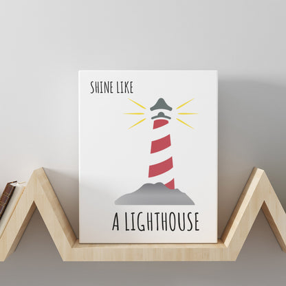 CraftStar Lighthouse Stencil on Canvas