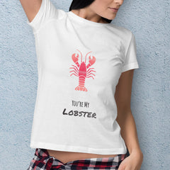 CraftStar Lobster stencil on T shirt