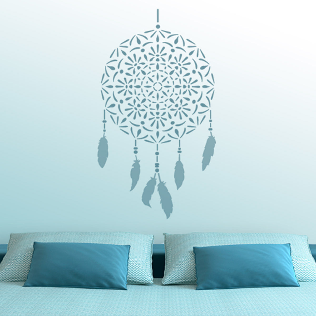 CraftStar Mandala Dreamcatcher Wall Stencil