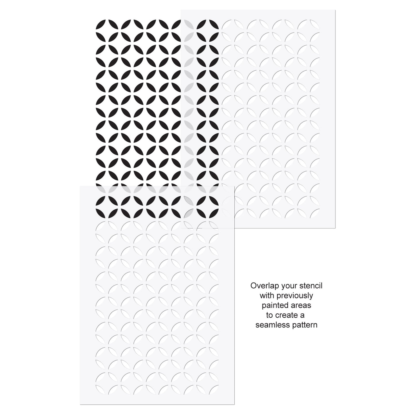 CraftStar Moroccan Lattice Stencil use guide