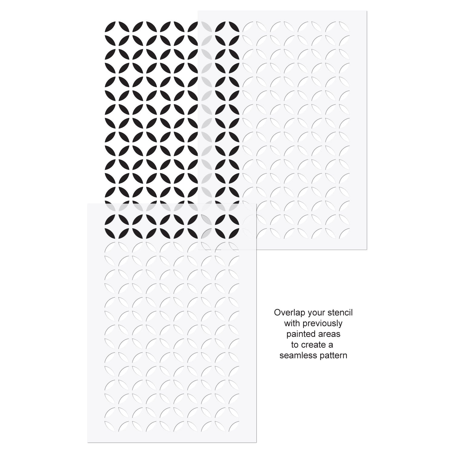 CraftStar Moroccan Lattice Stencil use guide