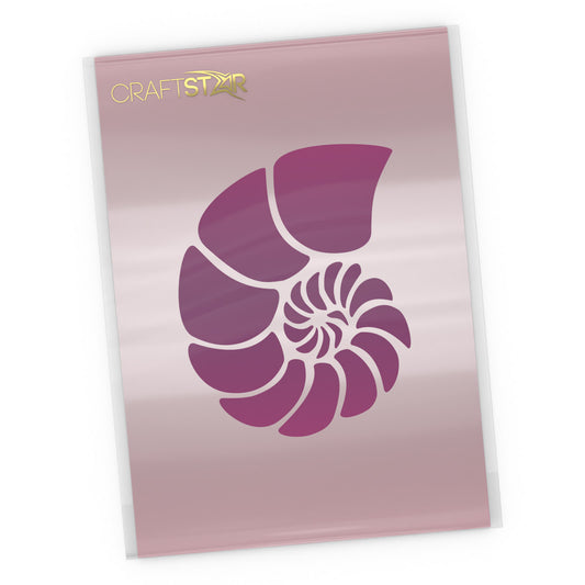 Nautilus Shell Stencil - Craft Template