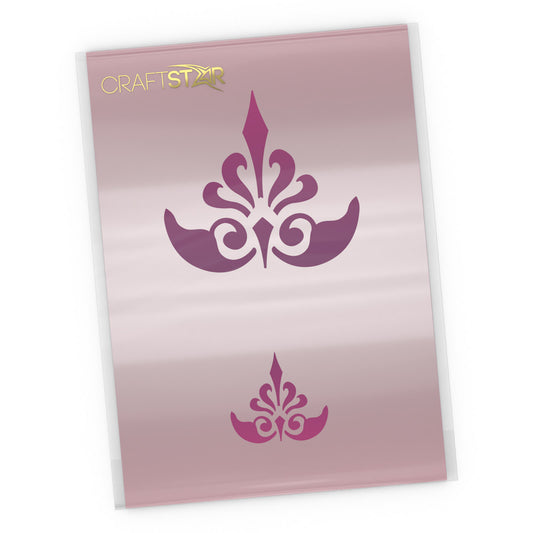 Ornate Fleur De Lys Stencil Set - Craft Templates