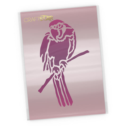 Parrot Stencil - Craft Template