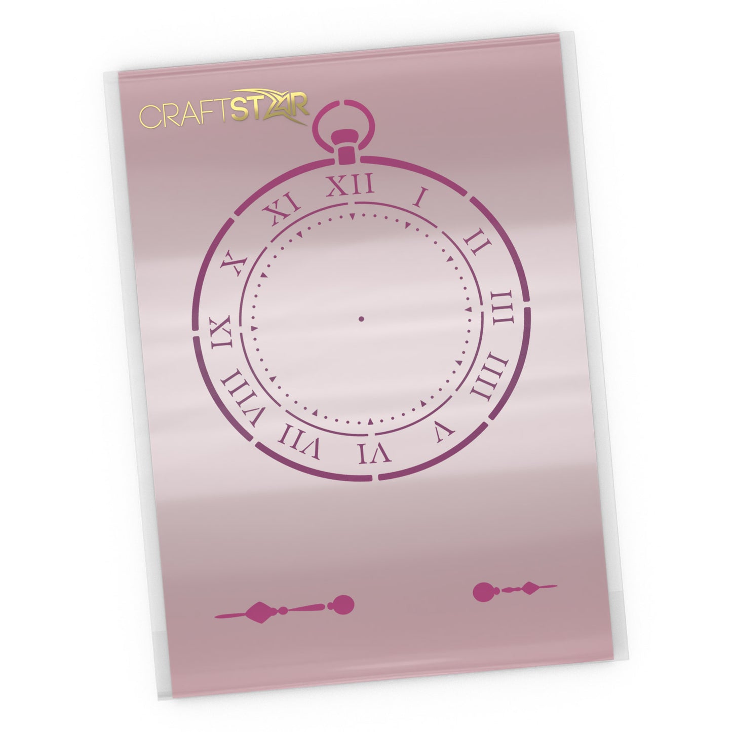 Pocket Watch Stencil - Craft Template