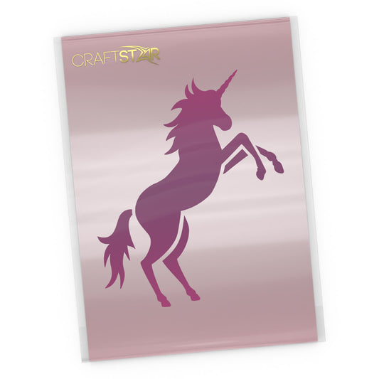 Prancing Unicorn Stencil- Craft Template