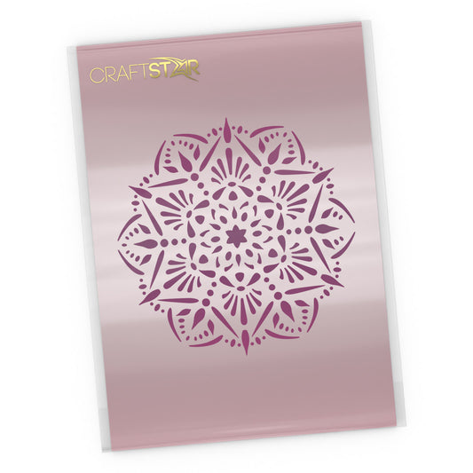 Priti Mandala Stencil - Mandala Craft Template