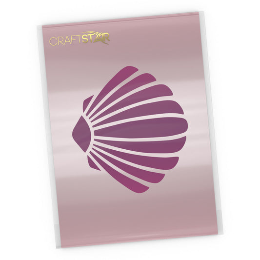 Scallop Shell Stencil - Craft Template