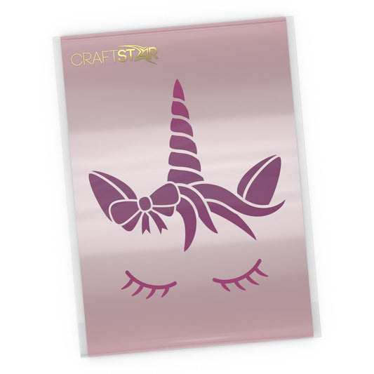 Sleeping Unicorn Stencil - Craft Template