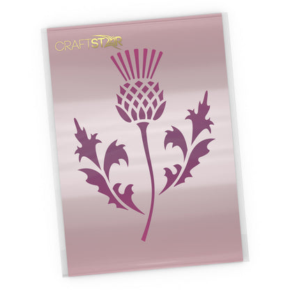 Scottish Thistle Stencil - Craft Template